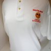 White Embroidered Polo Shirt - Image 2