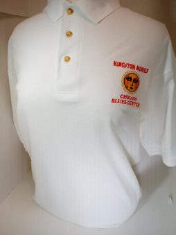 White Embroidered Polo Shirt