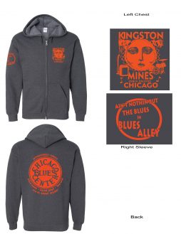 Grey Sun Zip Hoodie (3XL - 5XL)